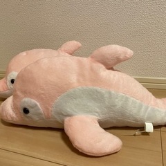 ぬいぐるみ　イルカ　ピンクの画像