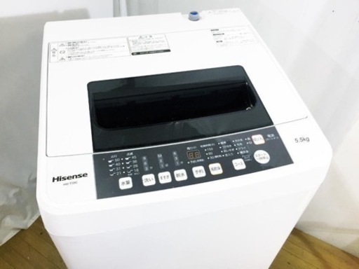 128 市内配送・設置無料‼️ ハイセンス 2021年製 容量5.5キロ ナイスリサイクル札幌店