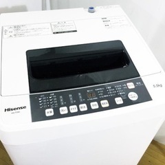 128 市内配送・設置無料‼️ ハイセンス 2021年製 容量5.5キロ ナイスリサイクル札幌店の画像