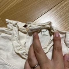 白　ワンピース　80の画像
