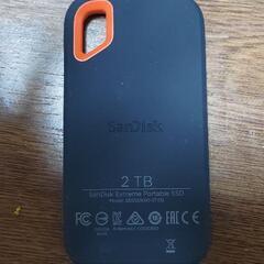 本日限定、お値下げしました。　SanDisk 外付けSSD 2TBの画像
