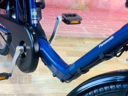 ❷5872子供乗せ電動アシスト自転車Panasonic20インチ良好バッテリー