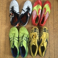 サッカーシューズ　28cm 29cm 4点セット リユース