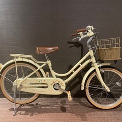 子供用自転車 ブリヂストン HACCHI アイボリー18インチ 自転車 子供用18インチ ブリヂストンHACCHI アイボリー