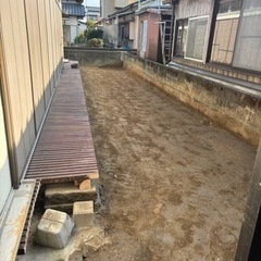 ウッドデッキ撤去