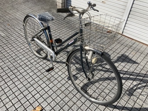 27インチ自転車】内装3段変速付 前後タイヤ、サドル新品❗️若林自転車 