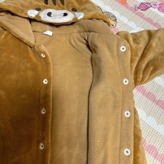 猪　ロンパース  暖かい　500円の画像