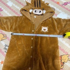 猪　ロンパース  暖かい　500円の画像