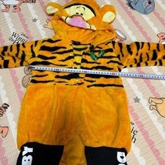 ベビードール　タイガー　フリースロンパース の画像