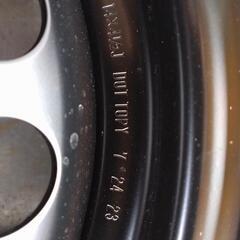 スズキ ワゴンRスマイル　純正 14インチ 鉄ホイール　4本セット (J14X4　1/2J　DOT　TOPY　7  24　23　の画像