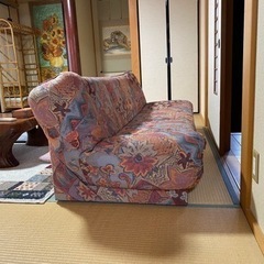 花柄 ソファーベッド