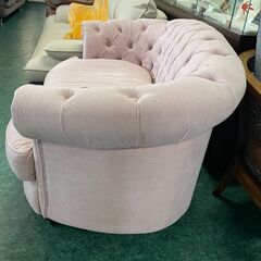 2人掛けソファー ガーリー 姫系 ピンク アンティーク 北欧 かわいい