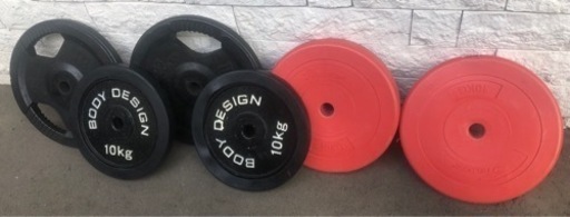 【セール】セット　バーベル　ダンベル　プレート95キロ　バトルロープ等