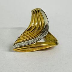 片方作り　Pt900/K18PG/K18YG スリーカラースナップ 片方作り Pt900/K18PG/K18YG スリーカラースナップ pt900 プラチナ K18