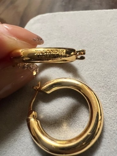 ジルサンダー　ピアス　ゴールド