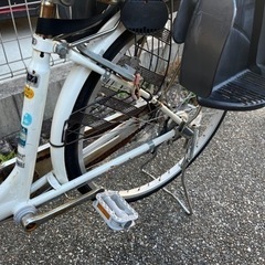 自転車　前後子供乗せ付き　ママチャリ　愛知県　引き取り限定の画像