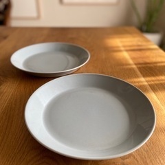 値下げ中！2枚セット【イッタラ】平皿Teema 21cm パールグレー
