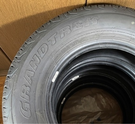 新車外し ジムニー シエラ ダンロップ グラントレック 2023年 38週 製造 195/80R15 タイヤ4本