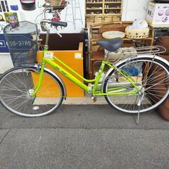 【Ｍ】自転車　ママチャリ　中古現状品　※修理必須※