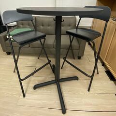 カフェテーブル＆チェア4脚セット