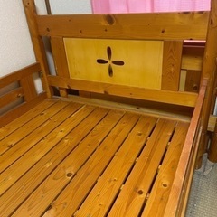 『決まりました』木製 2段ベッドの画像