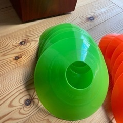【新品未使用】マーカーコーン　30枚(5色各6枚ずつ)セットの画像