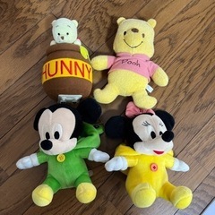 ディズニーのぬいぐるみセット