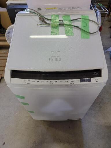 出品は今月までになります。倉庫圧迫の為再度下げました 【最後の値下げになります。【主観美品】日立 ビートウォッシュ 縦型電気洗濯乾燥機 BW-DV90EE7 9.0kg ホワイト 2019年式