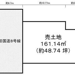 ★犬上郡豊郷町 48.74坪 建築条件なし売地★