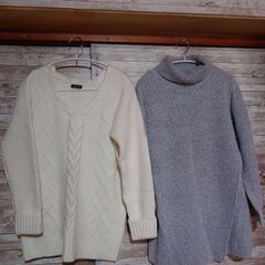 レディースニットセーター②枚セット