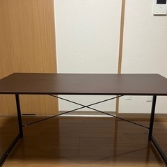 サンワダイレクト パソコンデスク ダークブラウンの画像