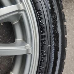 商談が成立しました🙆🙇広島　14インチ　軽自動車用　スタッドレスタイヤ　バリ山　1セットの画像