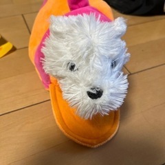 犬　ぬいぐるみ　小屋付き　