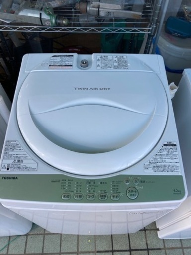 東芝 TOSHIBA AW-4S3(W) [全自動洗濯機 4.2kg ホワイト系] リサイクルショップ宮崎屋　佐土原店　23.12.1F