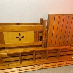 『決まりました』木製 2段ベッドの画像