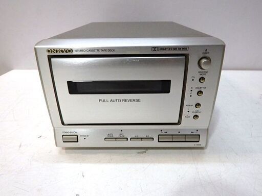 新札幌 【動作品】ONKYO オンキョー カセットデッキ K-185X / NO 2168