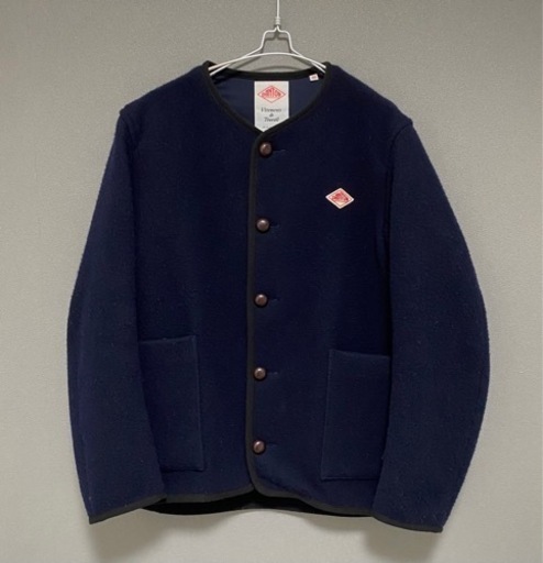 ダントンDANTON ウールモッサノーカラージャケット 胡桃ボタン