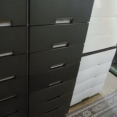 FITS　フィッツプラス メッシュ　FM5507　7段　チェスト　ブラウン　引き出し　タンス　衣類収納　プラチェスト