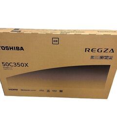 JY TOSHIBA REGZA 液晶テレビ 4K 50型 検品開封のみ 未使用 50C350X 東芝 レグザ の画像