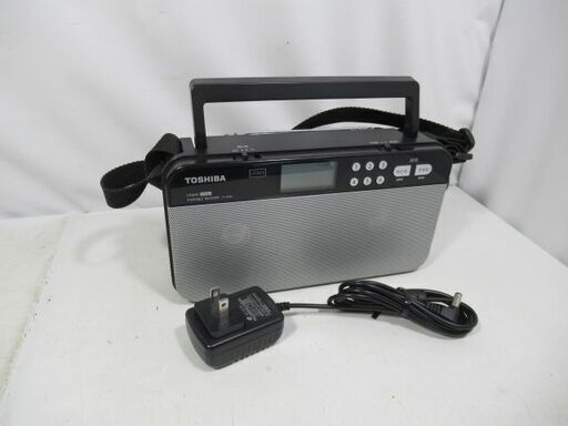 1ヶ月保証/ポータブルラジオ/AM/FM/ワイドFM/東芝/TOSHIBA/TY-SR55/良品/中古品/JKN6469/