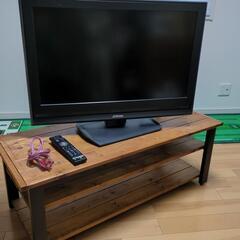 テレビ、テレビ台セット。の画像