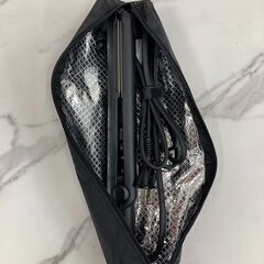 【REGASTOCK江東店】 SALONIA サロニア ミニ ストレートアイロン　SL-010SB　ブラックの画像