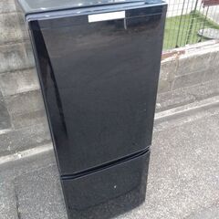 三菱　2ドア冷蔵庫　MR-P15W-B　2019年製　中古品の画像