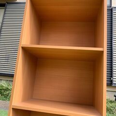 木目のカラーボックス（美品）の画像