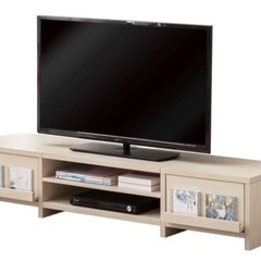 タンスのゲン テレビ台 幅150cm ロータイプ 木製 ローボード ディスプレイ収納の画像