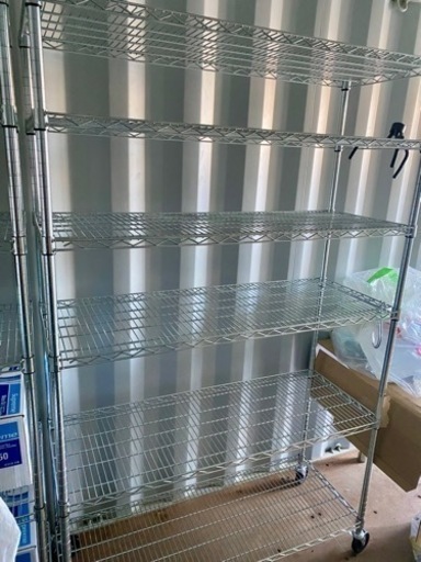 【コストコ】 耐荷重453kg ワイヤーラック スチールラック エレクター スチール棚 