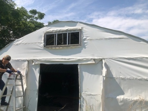 ビニールハウス解体済み　引き取り