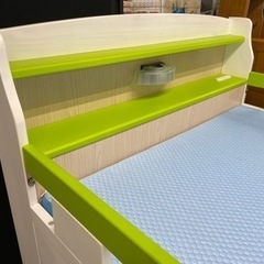 【愛品館 江戸川店】北欧調 木製 2段ベッド ID:153-018829-007の画像