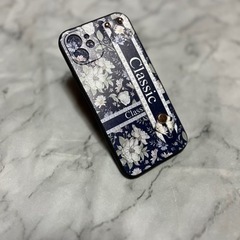 iPhoneケース 新品 花柄 ベルト