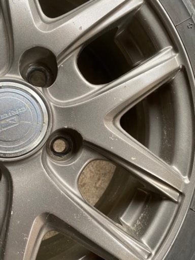アルミホイールつき　スタッドレスタイヤ　165/70R14 81Q 4本セットトヨタパッソで使用　写真続き